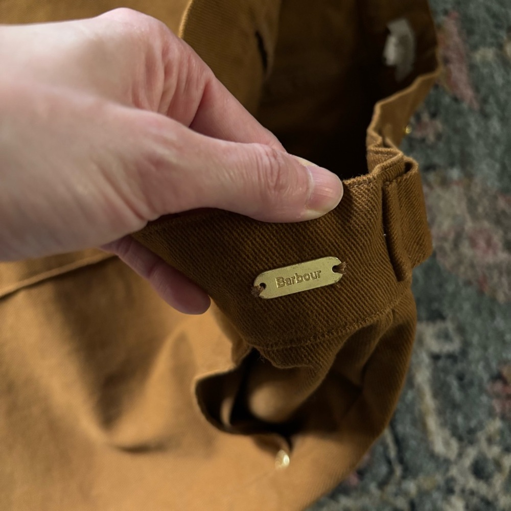 Barbour Allerston Trouser Wide Leg Pants in Gold Brown Sz 8 - Picture 8 of 13